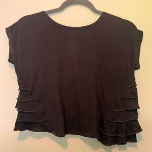 77 Kids Ruffle Short Sleeve Shirt